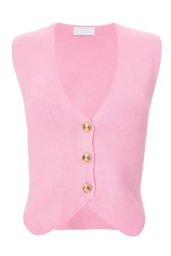 Quiz Waistcoat|Workwear>Knitted Button Front Waistcoat