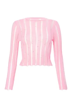 Quiz Day Tops|Tops>Knitted Diamante Jumper