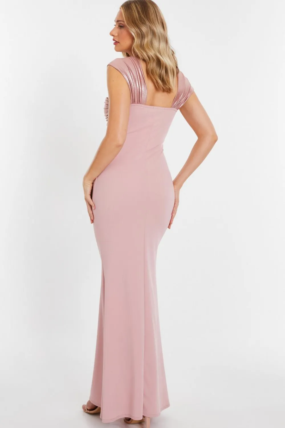 Quiz Prom Dresses|Prom & Ball>Pink Knot Front Maxi Dress
