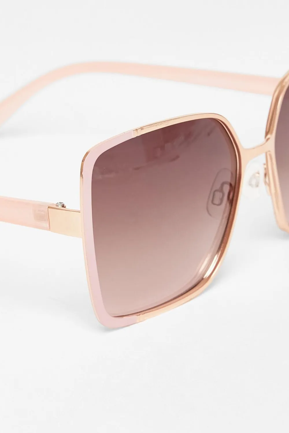 Quiz Holiday Accessories>Pink Oversized Sunglasses
