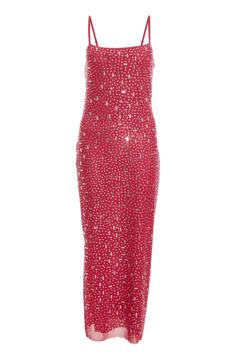 Quiz Evening Dresses|Prom Dresses>Square Neck Embellished Maxi Dress