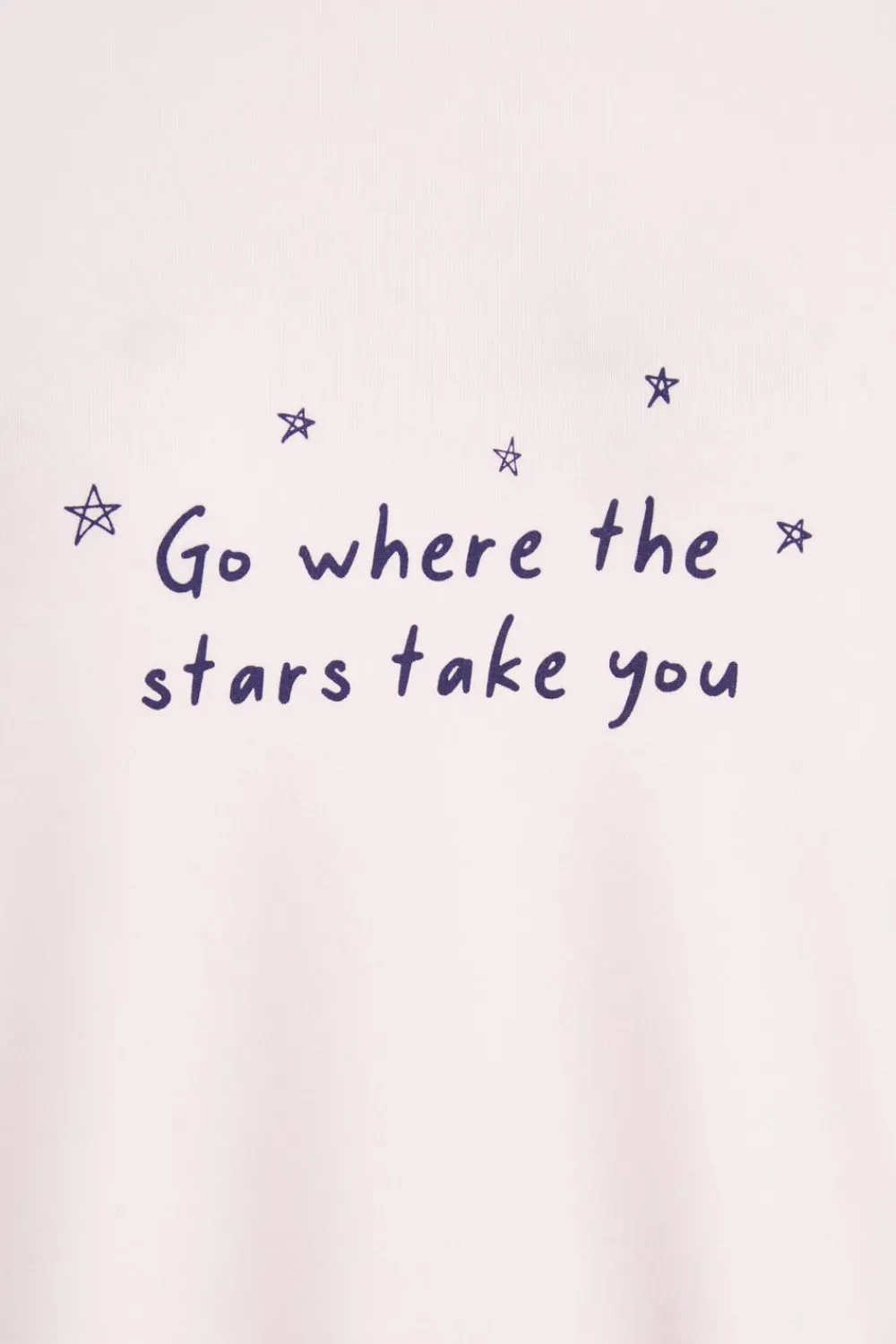 Quiz Nightwear>Pink Star Print Long Pyjama Set