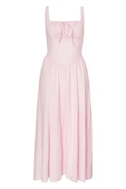 Quiz Summer Clothes|Holiday>Pink Textured Midaxi Dress