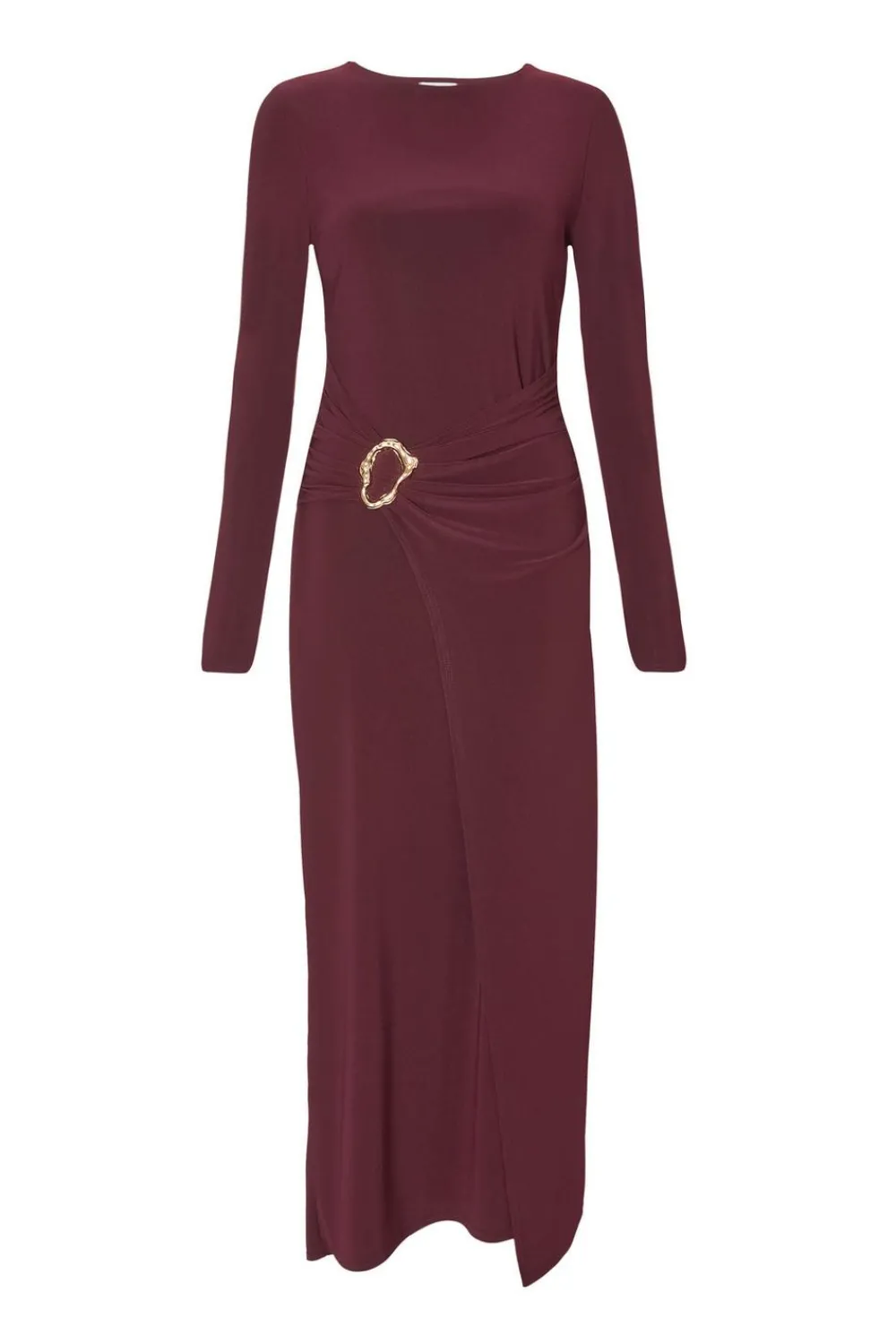 Quiz Day At The Races|Christening Guest>Plum Buckle Midaxi Dress