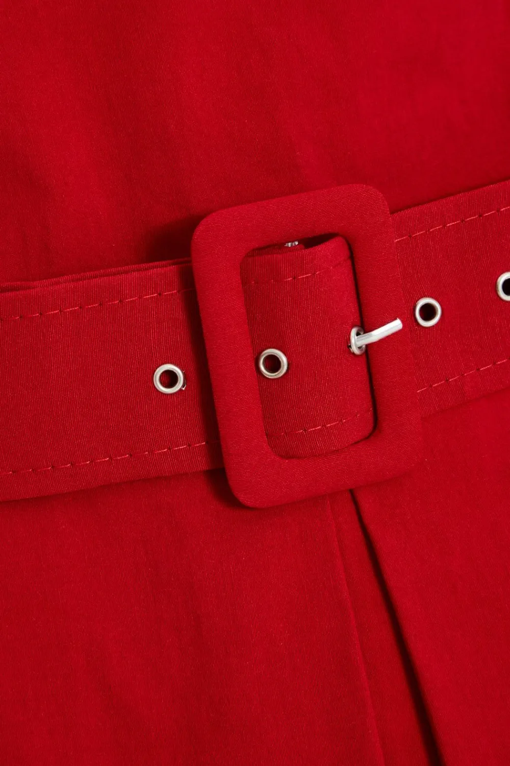 Quiz Trending: Red|Playsuits>Red Bandeau Belted Playsuit
