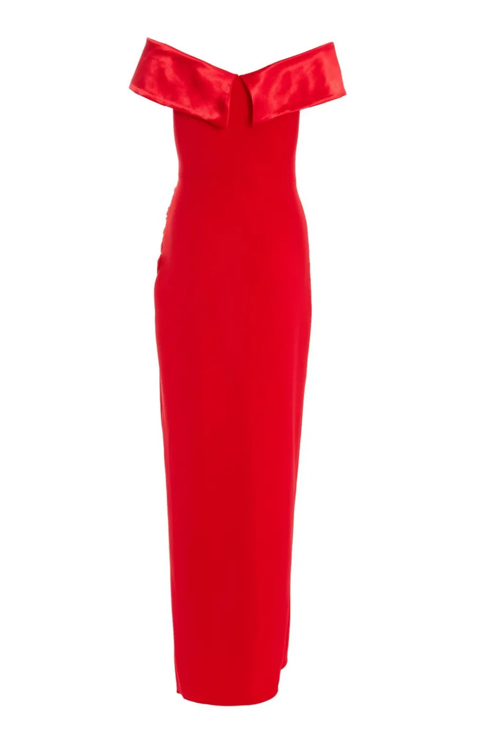 Quiz Prom Dresses|Trending: Red>Red Bardot Wrap Maxi Dress