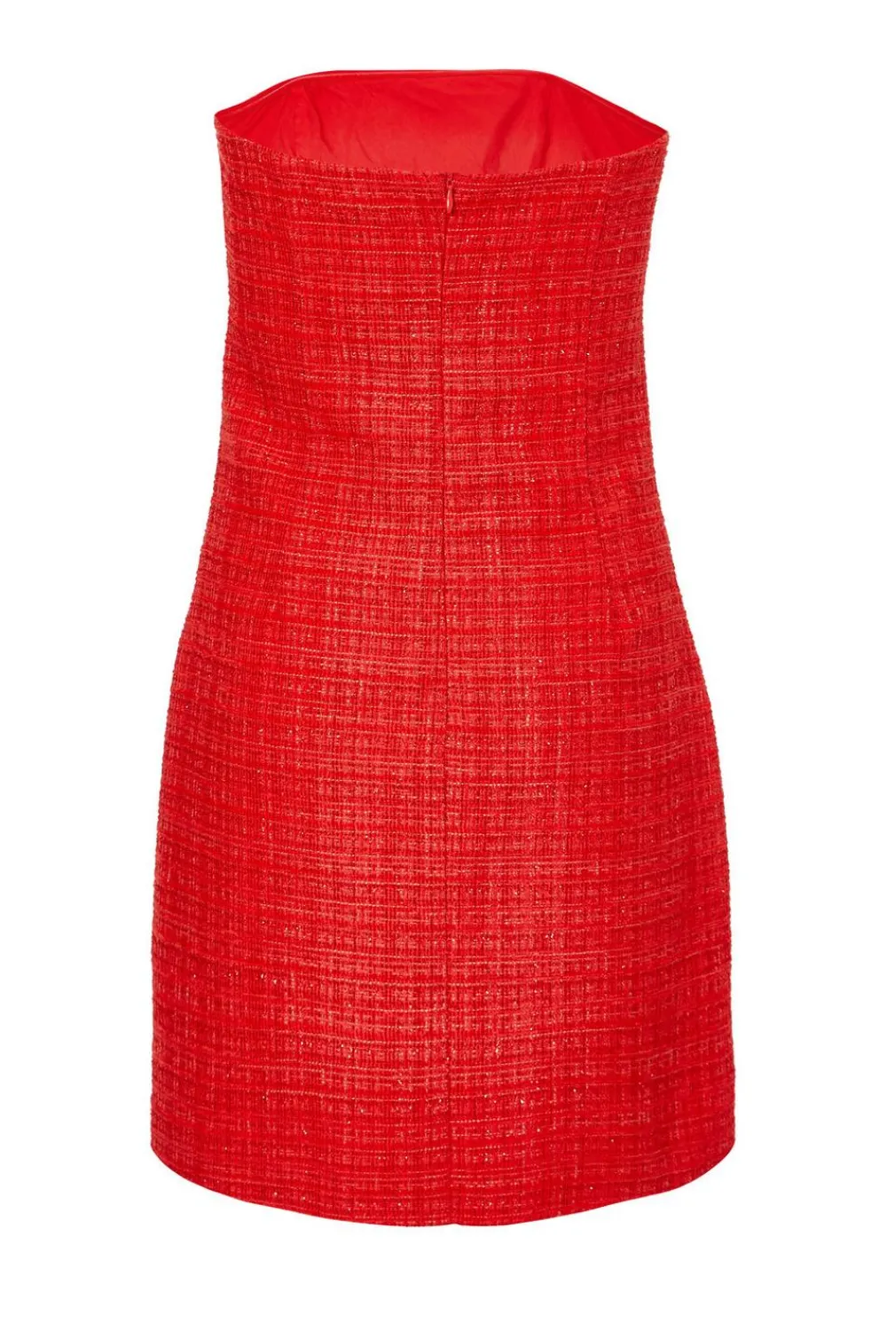 Quiz Day At The Races|Christening Guest>Red Boucle Bandeau Mini Dress