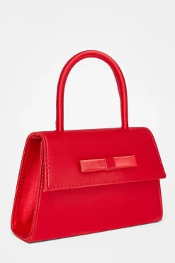 Quiz Wedding Accessories|Bags>Bow Trim Top Handle Bag