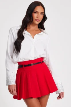 Quiz Skirts|Going Out>Pleated Mini Skirt