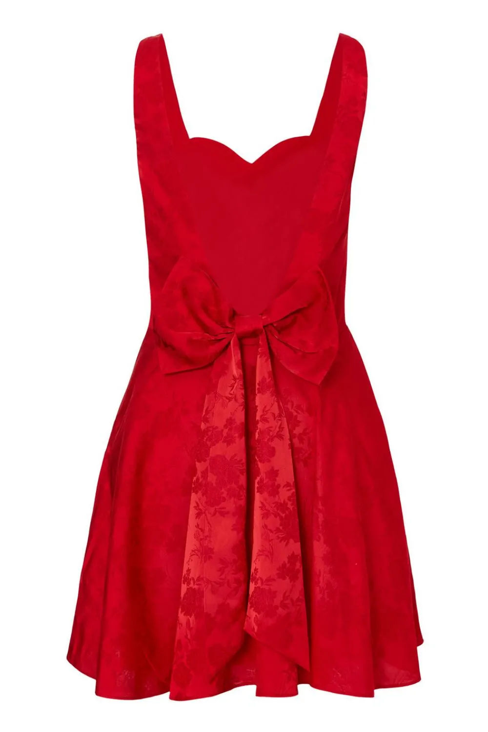 Quiz Day At The Races|Trending: Red>Satin Jacquard Mini Dress