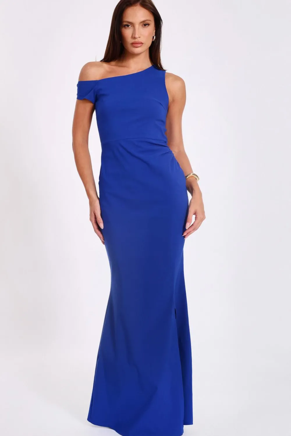 Quiz Prom Dresses|Prom & Ball>Royal Blue Asymmetric Maxi Dress