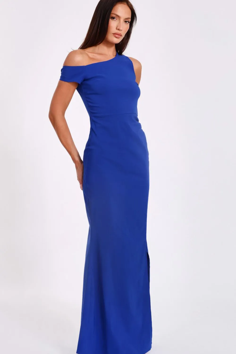 Quiz Prom Dresses|Prom & Ball>Royal Blue Asymmetric Maxi Dress