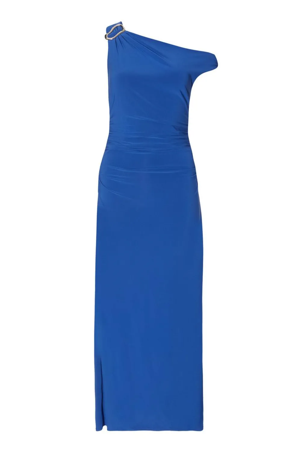 Quiz Day At The Races|Christening Guest>Royal Blue Asymmetric Midaxi Dress