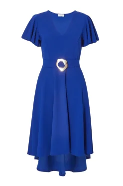 Quiz Day At The Races|Christening Guest>Dip Hem Midi Dress
