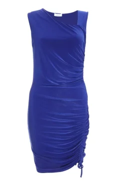 Quiz Royal Blue Dresses|Mini Dresses>Royal Blue Ruched Bodycon Mini Dress