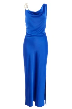 Quiz Evening Dresses|Wedding Guest Dresses>Satin Cowl Neck Midaxi Dress