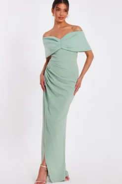 Quiz Prom Dresses|Prom & Ball>Bardot Wrap Maxi Dress