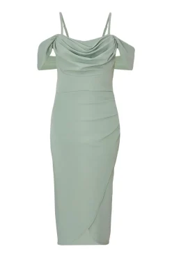Quiz Day At The Races|Christening Guest>Cold Shoulder Midi Dress