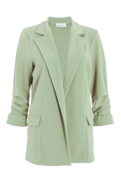 Quiz Workwear|Modest>Ruched Sleeve Blazer