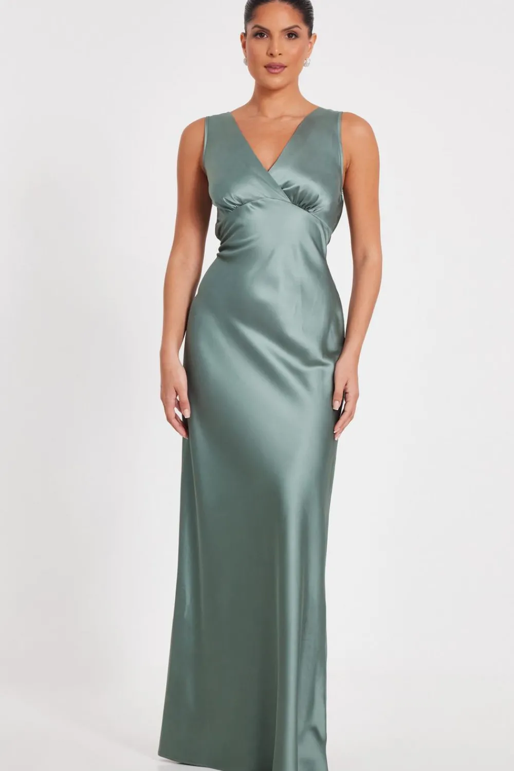 Quiz Prom Dresses|Prom & Ball>Satin Cowl Back Maxi Dress