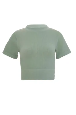 Quiz T-Shirts|Day Tops>Seamless Crop Top