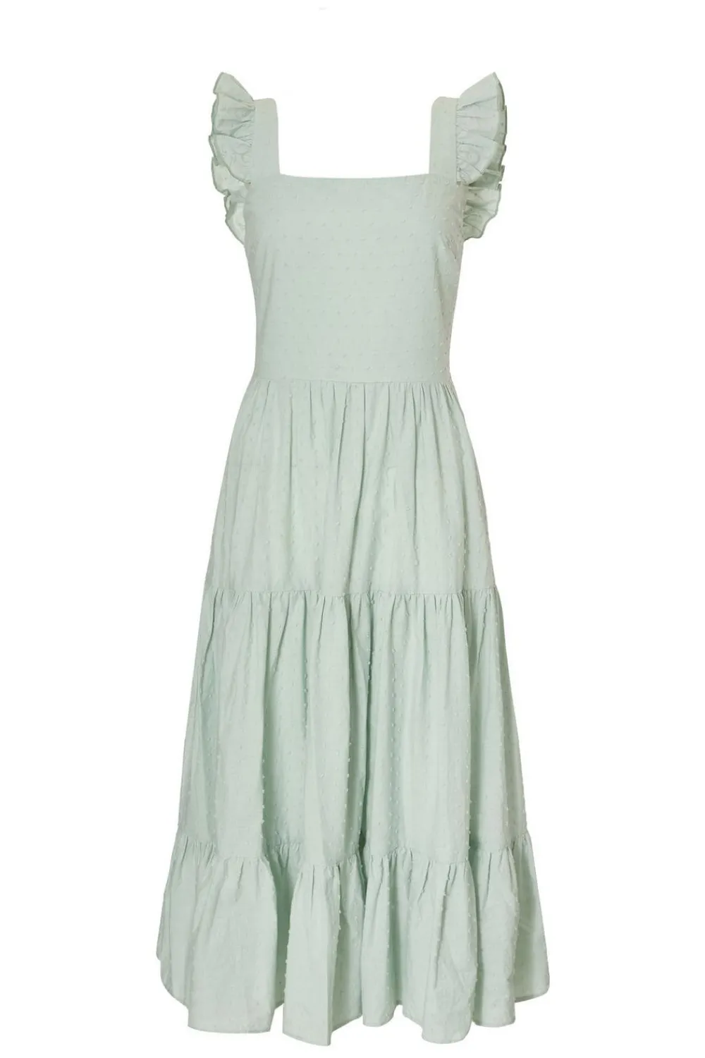 Quiz Summer Clothes|Holiday>Sage Tiered Midi Dress