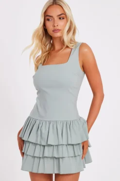 Quiz Summer Clothes|Holiday>Tiered Mini Dress