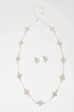Quiz Jewellery Sets|Jewellery>Clover Diamante Jewellery Set