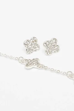 Quiz Jewellery Sets|Jewellery>Clover Diamante Jewellery Set