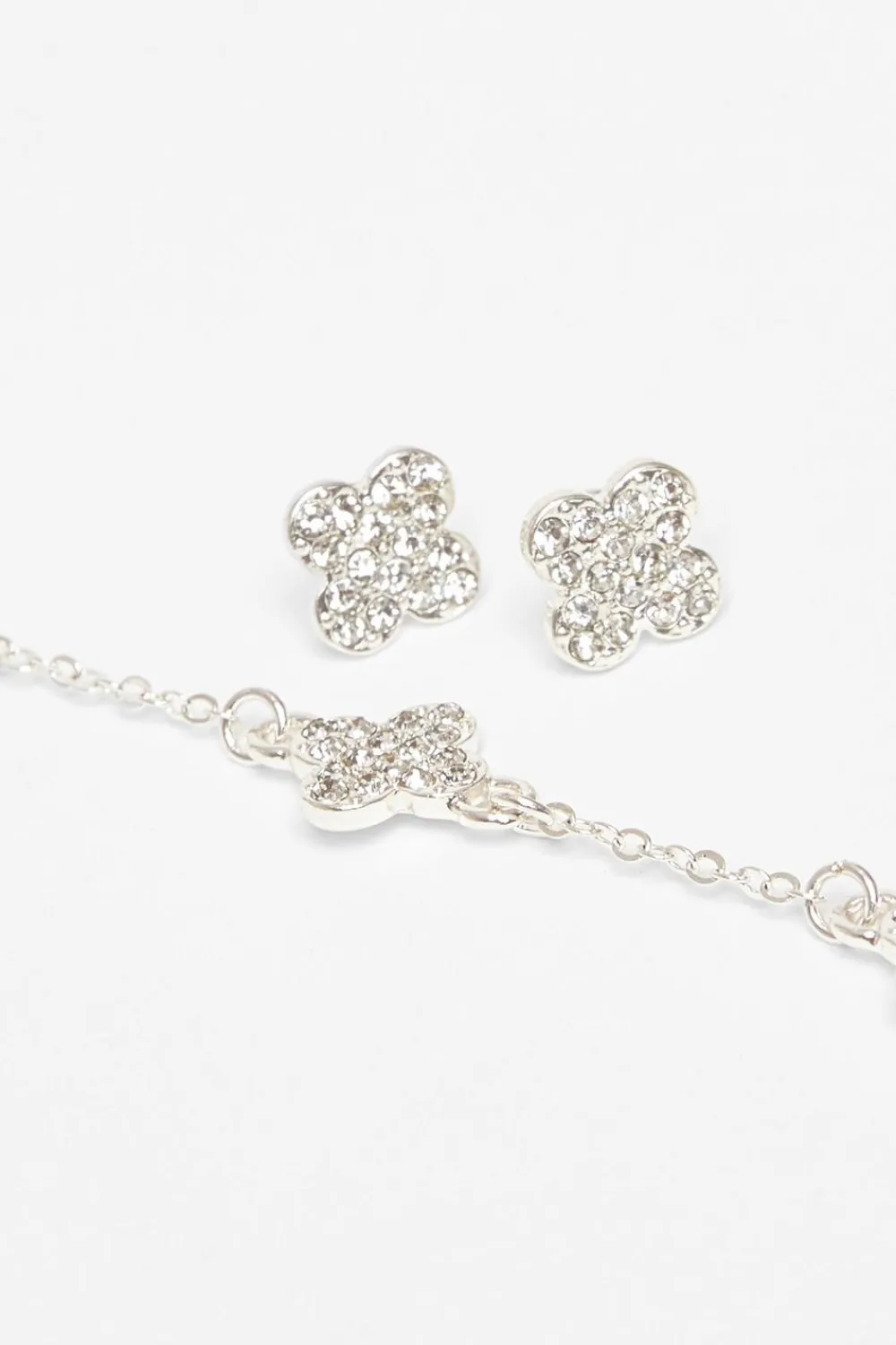 Quiz Jewellery Sets|Jewellery>Clover Diamante Jewellery Set