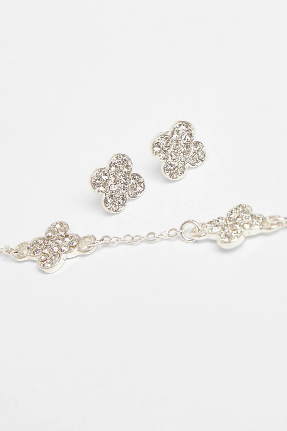 Quiz Jewellery Sets|Jewellery>Clover Diamante Jewellery Set