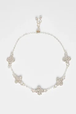 Quiz Jewellery Sets|Jewellery>Clover Diamante Toggle Bracelet