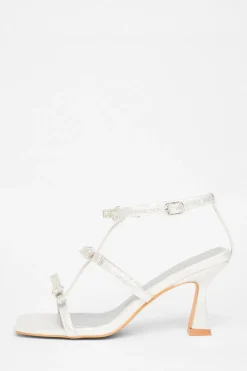 Quiz Heels|Occasion Shoes>Diamante Bow Heels