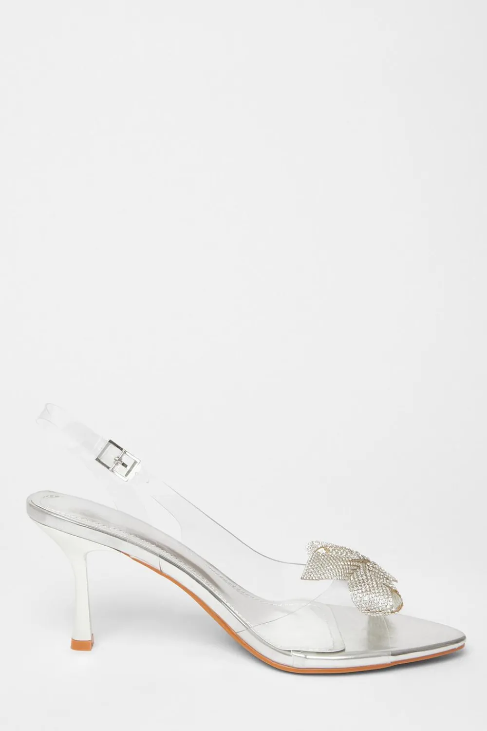 Quiz Occasion Shoes|Heels>Diamante Bow Heels