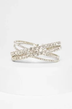 Quiz Wedding Accessories|Jewellery>Diamante Cuff Bracelet