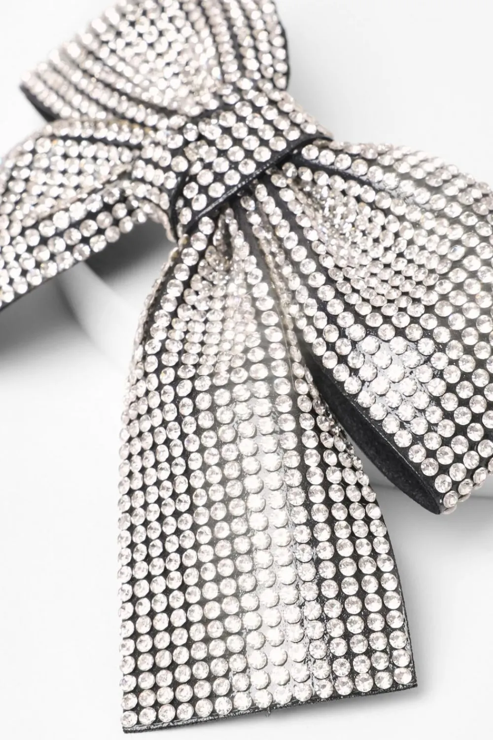 Quiz Hair Accessories>Silver Diamante Hair Bow