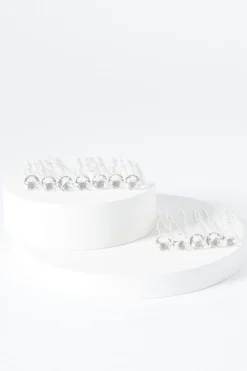Quiz Wedding Accessories|Jewellery>Silver Diamante Hair Pins