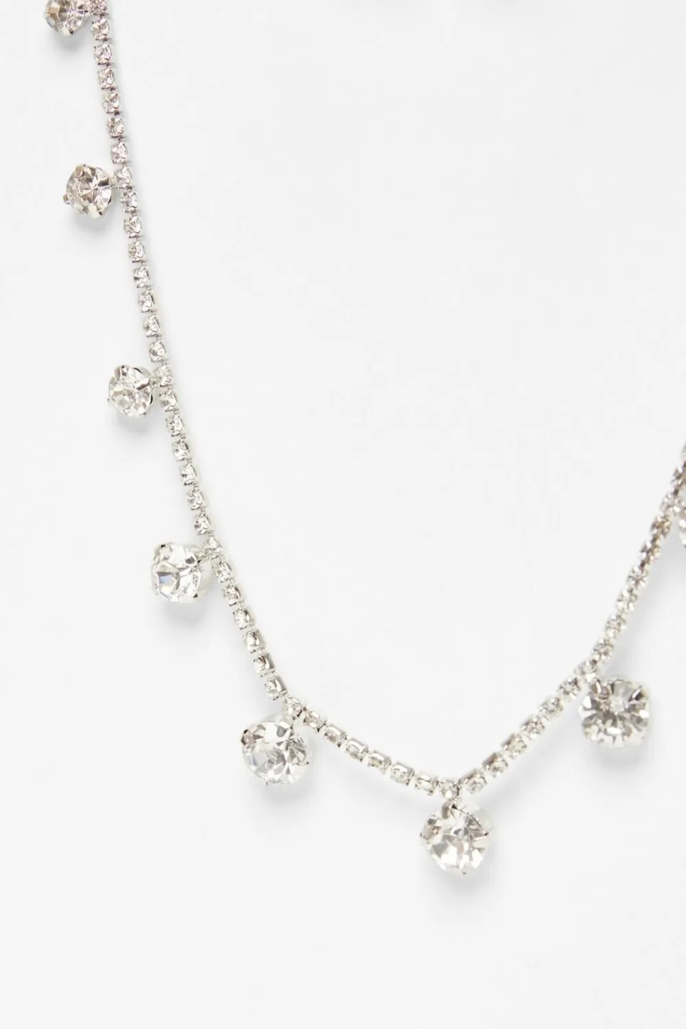 Quiz Wedding Accessories|Jewellery Sets>Silver Diamante Jewellery Set