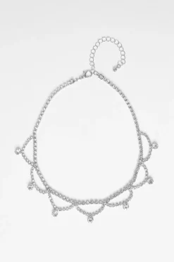 Quiz Jewellery|Occasion Jewellery>Diamante Scalloped Choker