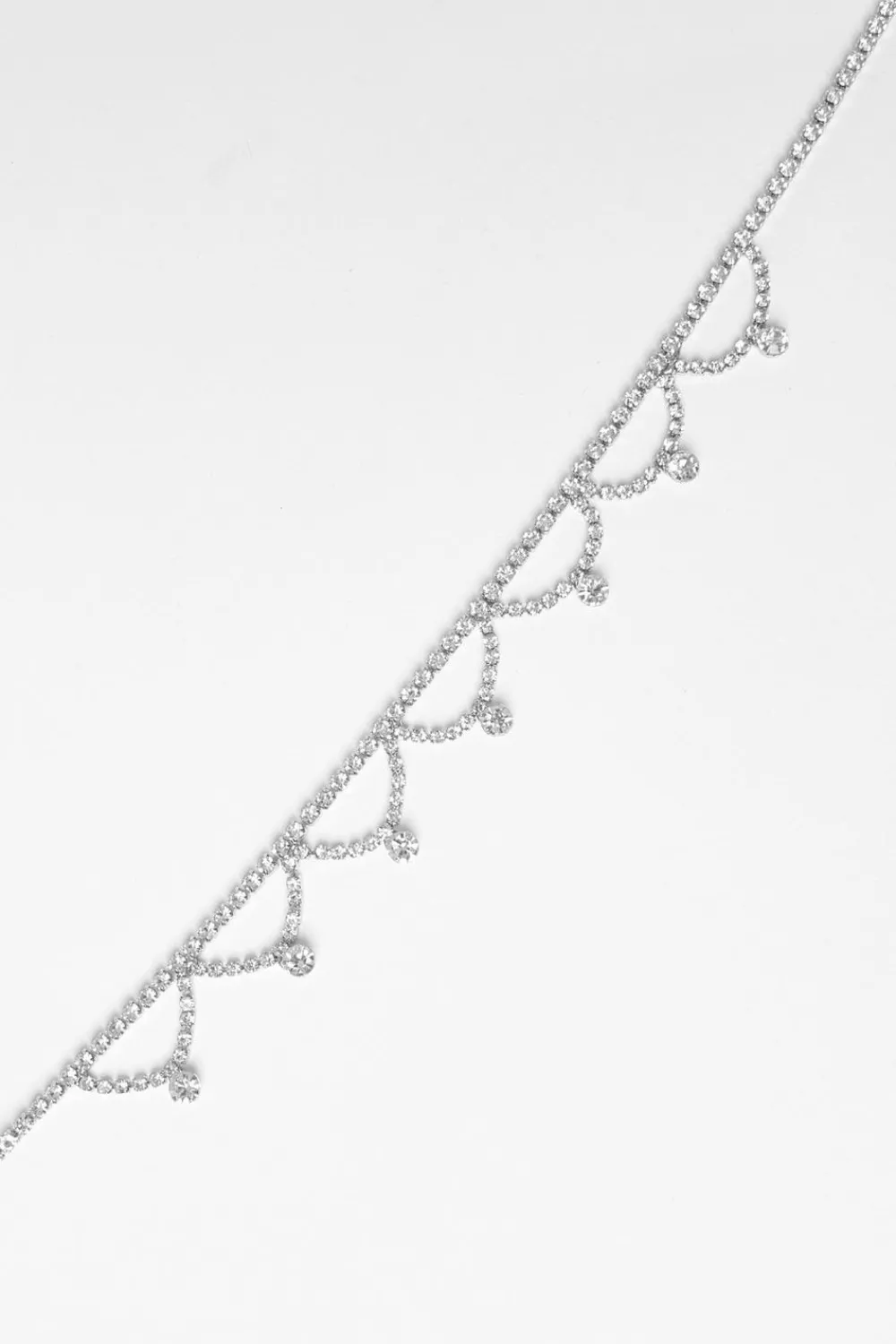 Quiz Jewellery|Occasion Jewellery>Diamante Scalloped Choker