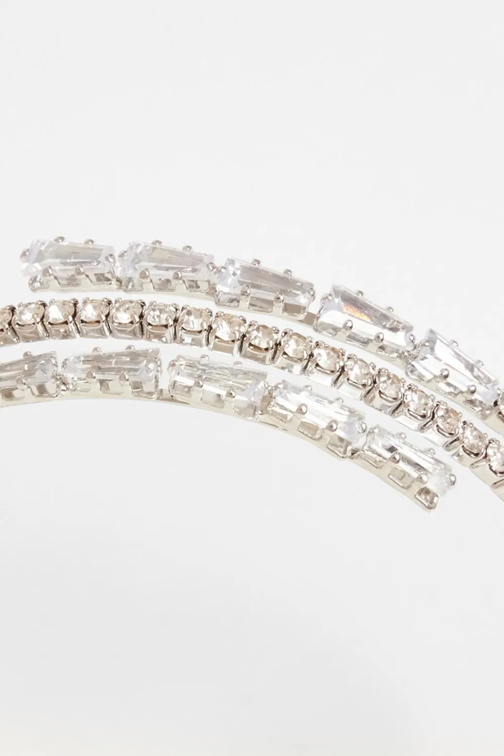 Quiz Wedding Accessories|Jewellery>Silver Diamante Wrap Bracelet