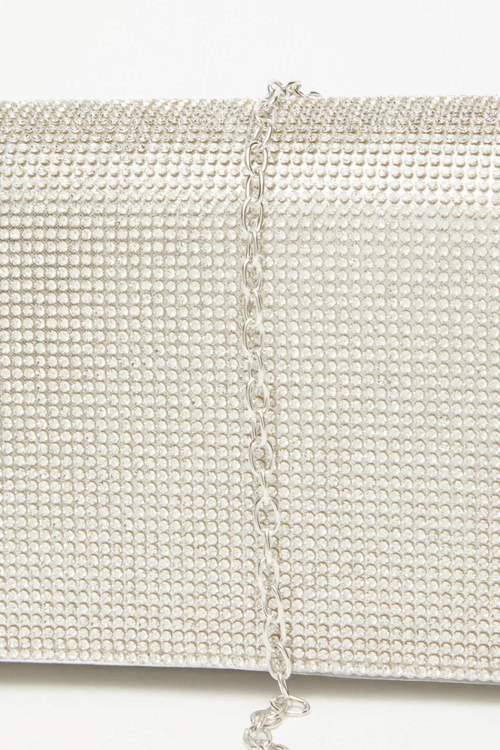 Quiz Wedding Accessories|Bags>Silver Embellished Bag