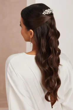 Quiz Wedding Accessories|Hair Accessories>Silver Embellished Hair Comb