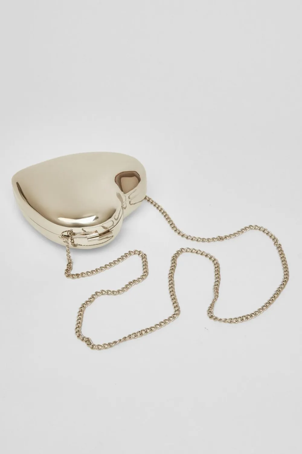 Quiz Bride To Be|Bags>Silver Metal Heart Box Bag