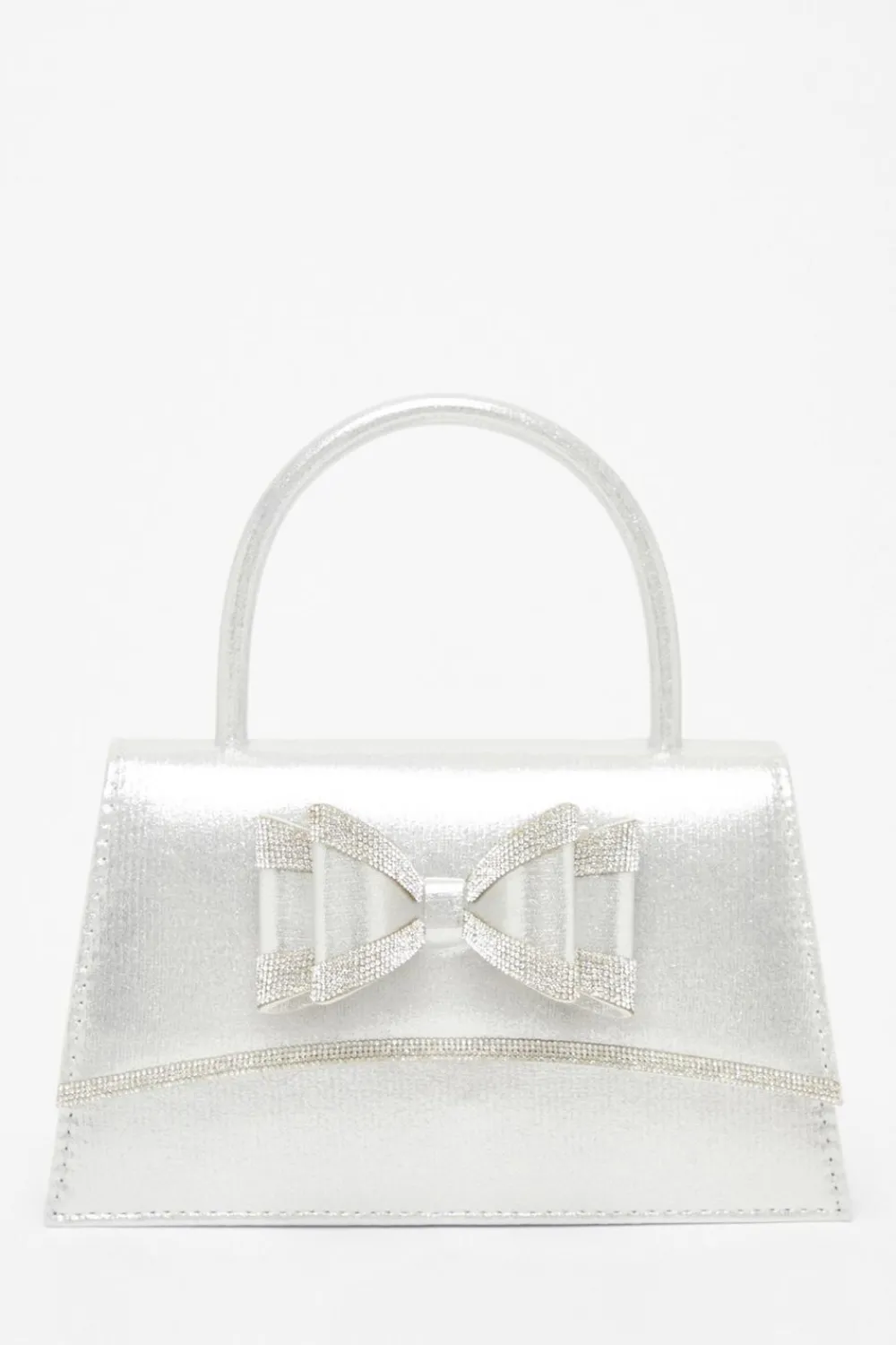 Quiz Bags|Shoe & Bag Sets>Satin Double Bow Bag