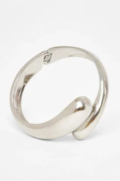 Quiz Jewellery|Holiday Accessories>Silver Spiral Cuff Bracelet