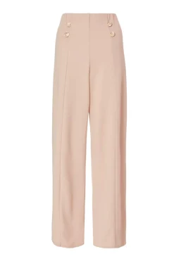 Quiz Workwear|Trousers>Button Detail Palazzo Trousers