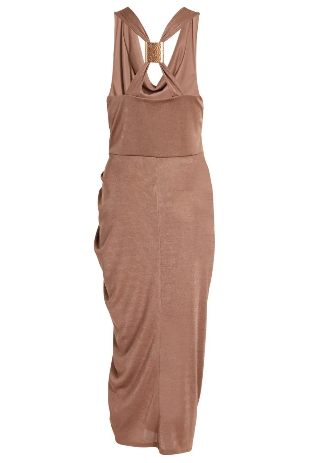 Quiz Day At The Races|Christening Guest>Cowl Neck Ruched Midi Dress