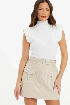 Quiz Skirts|Shorts>Faux Leather Skort