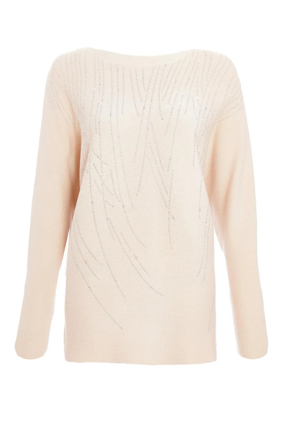 Quiz Knitwear|Jumpers>Stone Knit Diamante Jumper